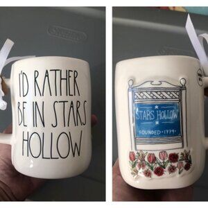 NWT Rae Dunn Gilmore Girls "I'd Rather Be In Stars Hollow" Coffee Mug